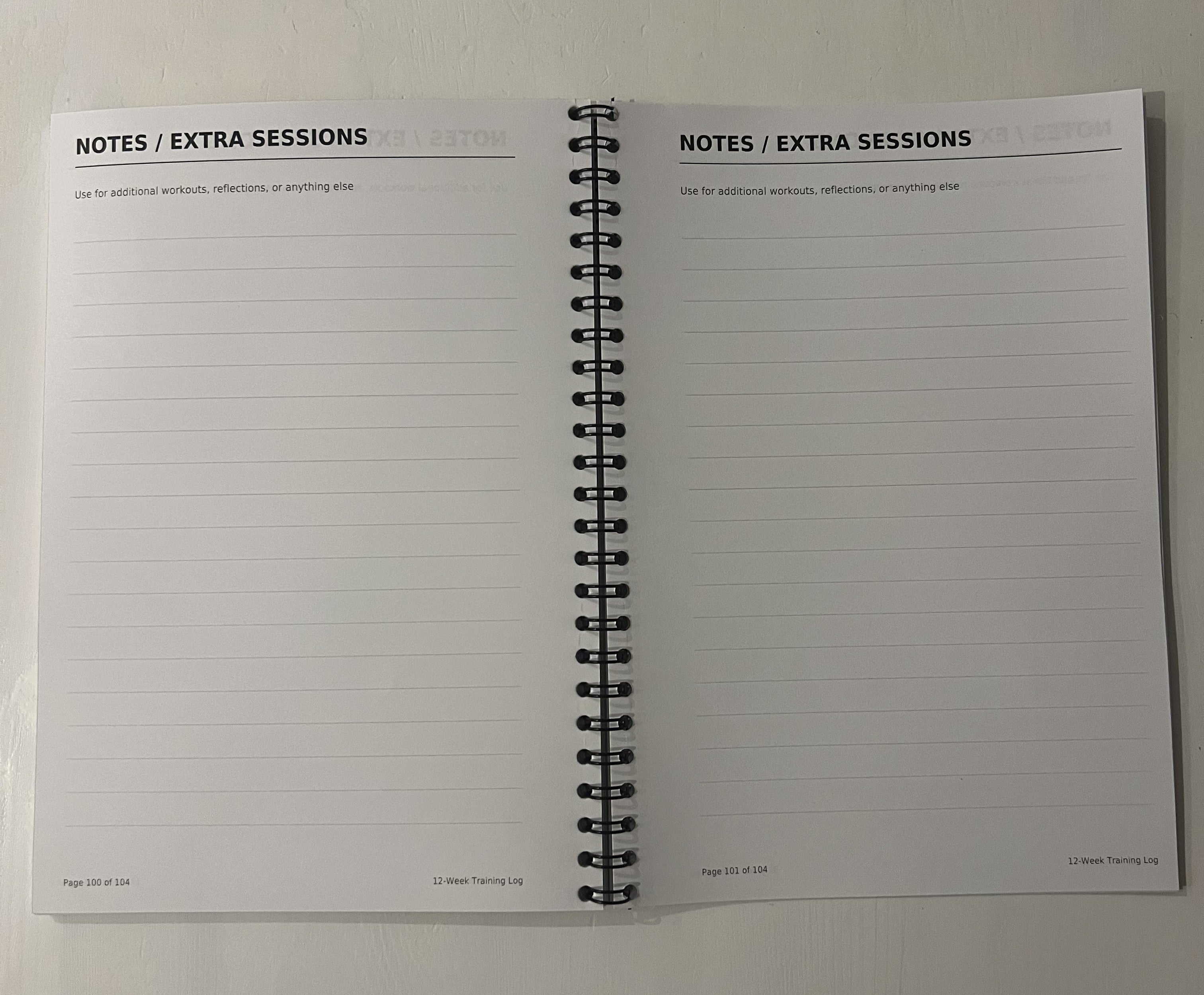 Position Clear: 12-Week Workout Training Diary