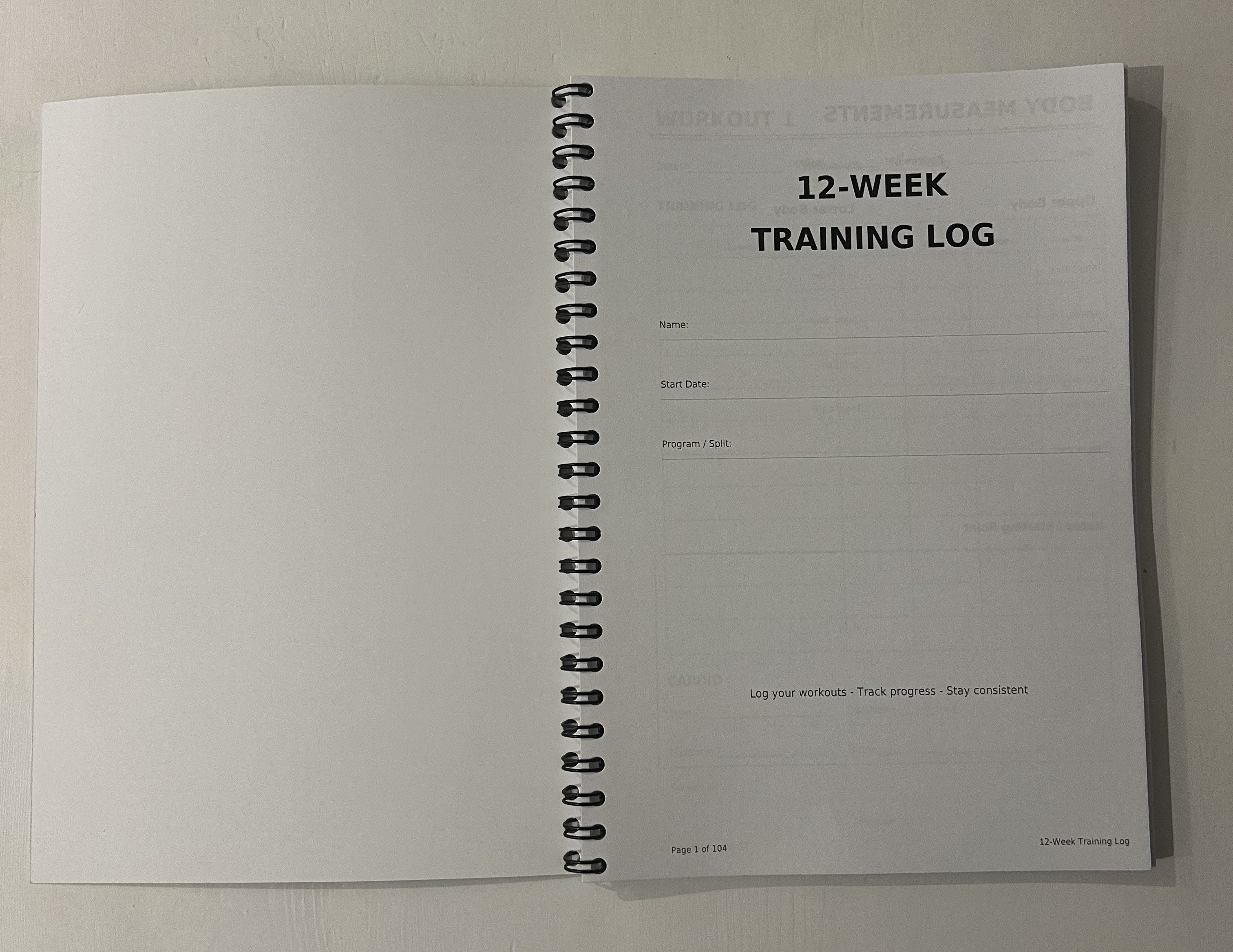 Position Clear: 12-Week Workout Training Diary