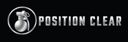 Position Clear silver grenade and wordmark logo