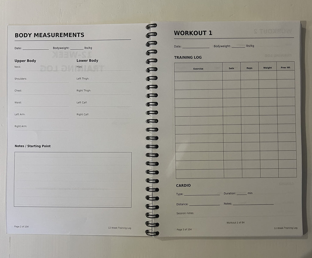 Position Clear: 12-Week Workout Training Diary